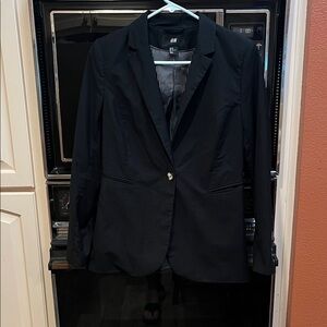 H&M Black Single-Button Women's Blazer